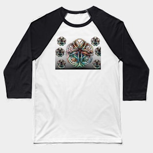 Glass Blossoms Baseball T-Shirt